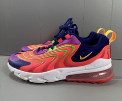 Nike 7 Y Youth Air Max 270 React CD6870-600 Running Shoes Women’s 8.5 Multi Neon