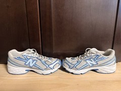 New Balance 740 Bungee Lace Blue/White Kids Size 1