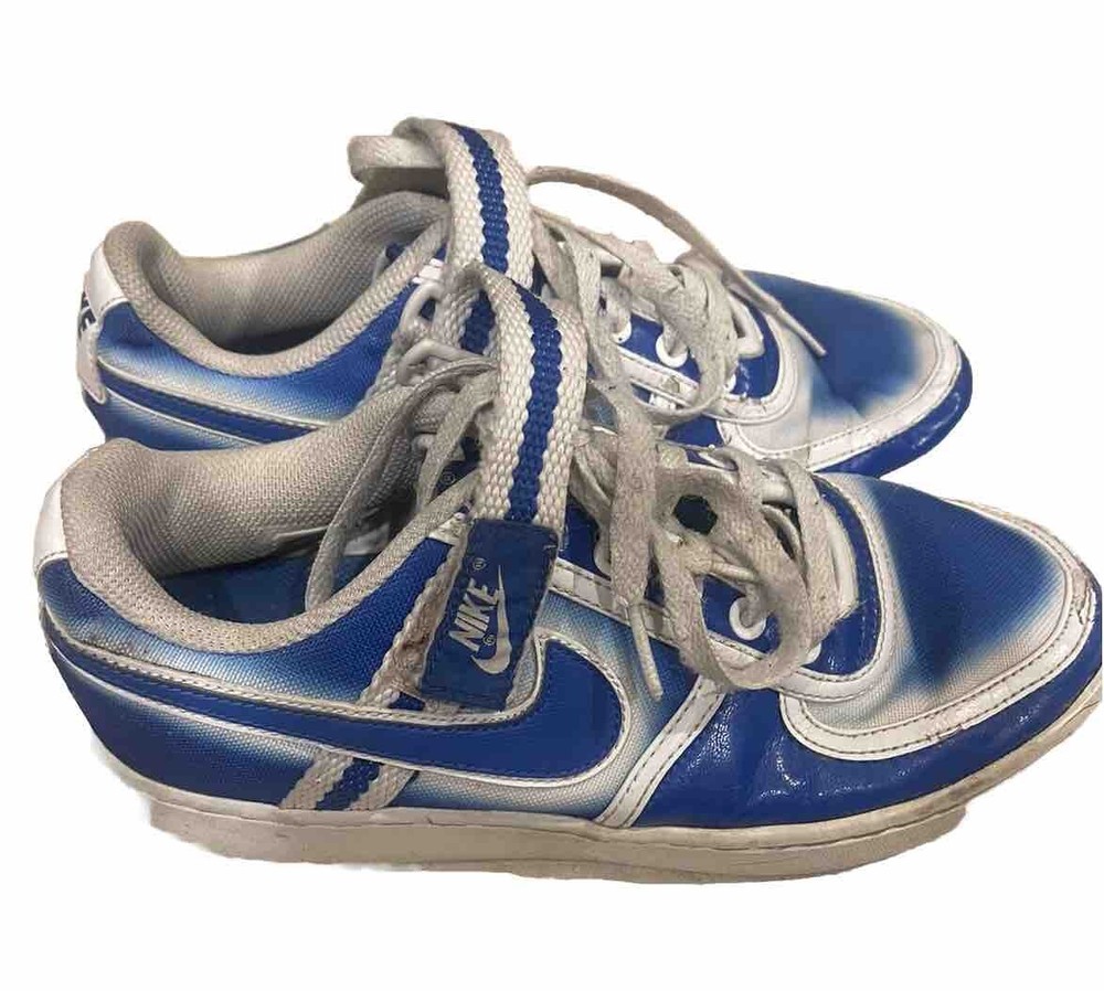 Nike Vandal Low Youth Blue Spray Paint Shoes 312492-441 Size 8
