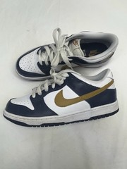 Nike Dunk Low White-Wheat-Midnight Navy Sz 6Y FB9109-111