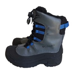 Columbia Youth Bugaboot Celsius Boots Unisex Size 5 Omni-Heat Waterproof Shark