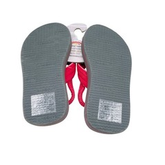 Rainbow Kids‘ Red Grombows Backstrap PU Nubuck Flip Flop Sandals Size 9/10