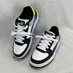 Puma Rebound Youth Size 5 Blue Black Yellow White Lace Up NEW