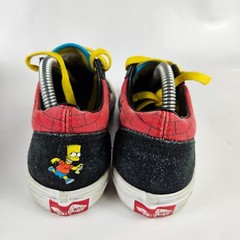 Vans The Simpson Old Skool El Barto US Kids Size 3 Red Limited Edition Bart