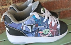 Pop By Heelys Star Wars Mandalorian Grogu Baby Yoda Wheeled Shoes Youth 3 Eur 34