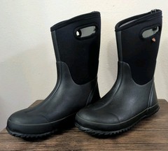 Bogs Unisex Kids Waterproof Mid-Calf Rain Boots – Size 5