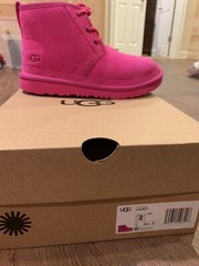 NEW UGG K Neumel II Boots Size 2 Rock Rose