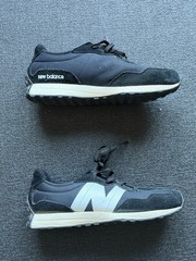 Youth New Balance 327 Sneakers Black And White Size. 6.5 W With The Original Box