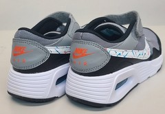 NIKE AIR MAX SC (PSV) PARTICLE GREY/MULTI COLOR DM7563-001, SIZE : 3