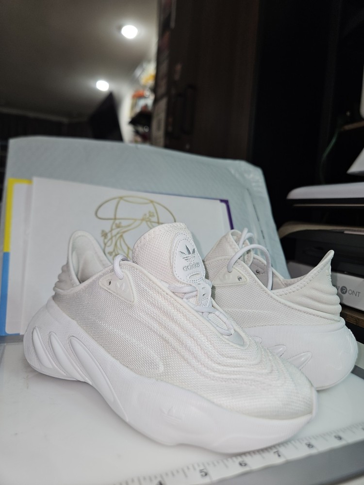 Adidas AdiFOM SLTN Sneaker In The Cloud Low Triple White Color US 3.5Y M#FZ5638