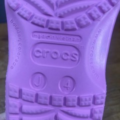 Crocs Classic Lisa Frank 208829-6SW Big Kids Pink Unicorn Comfort Clogs Size J4