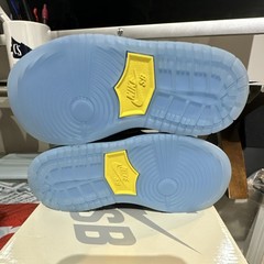 Nike SB Dunk Low Pro QS (TD) University Blue Yellow 9C Unisex Kids Sneaker
