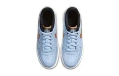 Nike Air Force 1 Felt (GS) Size 5Y Celestine Blue/Gold BV6058-400 Fast Ship RARE
