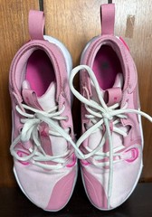 Nike Air Zoom Crossover 2 Elemental Pink Youth Girls Sz 5.5Y Basketball EUC