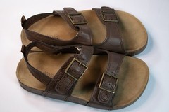 Oshkosh brownhook and loop closure sandals- Kids 12