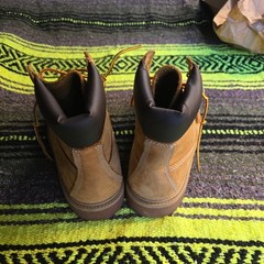 Timberland Boys PREMIUM WATERPROOF BOOTS Wheat 12909 Size: 6