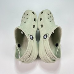 Crocs Classic Clog Bone Beige Slip On Iconic Comfort Shoes 206991 Youth Size 13