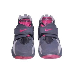 Nike Air Diamond Turf 2 — Youth Size 10c — Pink & Grey Shoes 407913-006