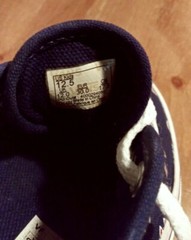 VANS Authentic MLB Chicago Cubs KIDS Size 12.5 Athletic Low Top Skate Shoes