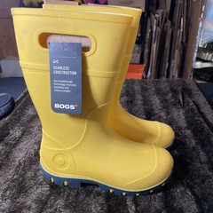 BOGS Kid’s Essential Rain Tall Boots Mustard Kid’s size 2 EU 33 Sunshine Yellow