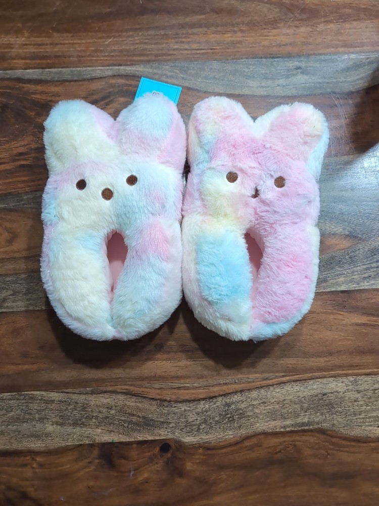 Peeps Plush Bunny Slippers – Size 13-1