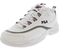 Fila Ray Kid’s SintheticColor white/Navy/msil Kids (Unisex) Size 7 Children New