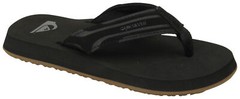Quiksilver Boy’s Monkey Wrench Sandal – Black / Black / Brown – New