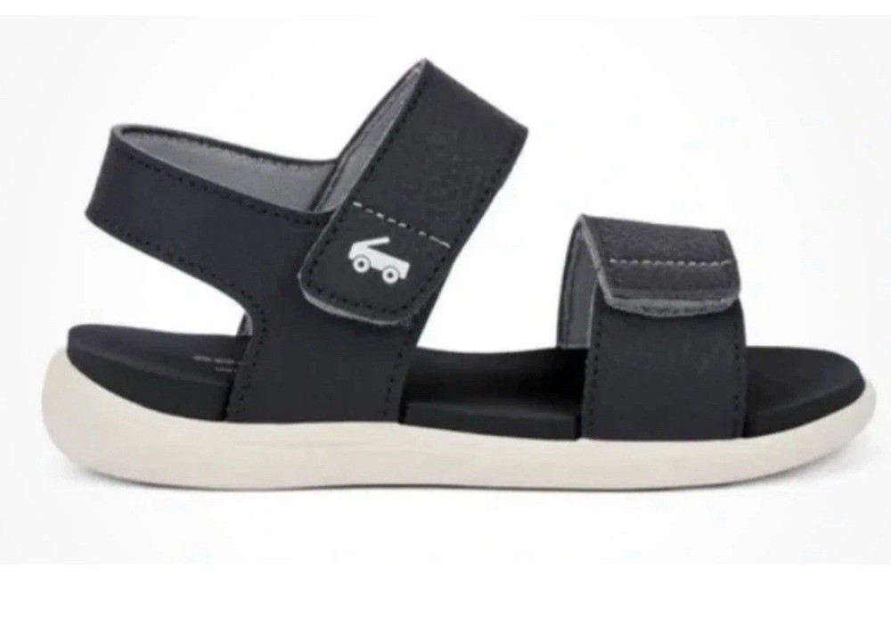 NWT See Kai Run Jaylen Black Dual Strap Water Friendly Sandals Size 12