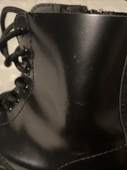 Dr. Martens Kids Pascal Bex Junior Leather Lace-Up Boots Black 1460 Sz 2