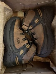 NIB Keen Targhee Mid Waterproof WP Children Size 8 Hiking Boot Dark Earth