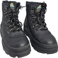 H&M Exploring Essentials Boots Kids Size 11 Side Zip / Lace Hiking Desert Boots