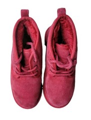 UGG Neumel II Kids Boot Red Suede 100% Authentic Size 3 Unisex