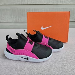 Nike Flex Runner 4 Slip-On Sneaker SZ 9C Black Pink IF2895-604
