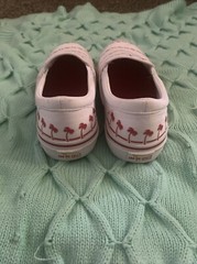 In-N-Out Authentic Drink Cup Palm Tree Shoes Youth Kids 3 Slip On
