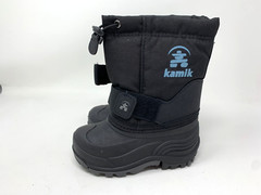 Kamik Rocket Toddler 8 Snow Boot Black Waterproof Cold Weather Boy/Girl Shoe