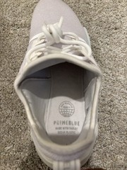Adidas NMD R1 Refined J Primeblue Cloud White Grade School Size 7 *TRIED ON