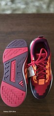 adidas Minecraft Pro J Low Top Mesh Lace-Up Sneakers Red/Orange US 5 JR1968