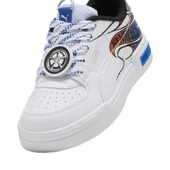 PUMA X Hot Wheels Ca Pro Graphic Lace Up Toddler Boys White Sneakers Casual Sh