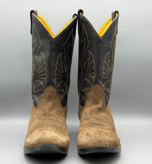 Masterson Boot Co. Youth Suede Boots Sz 5 Cowboy Leather Western RB2003Y Kids