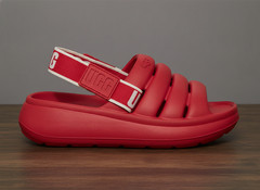 Size 3 – UGG Sport Yeah Slide Samba Red (Kids) (1129050K-SBR)