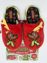 Dr Seuss Grinch Max Kids Christmas Slippers NWT Choose Size 9/10 11/12 13/1