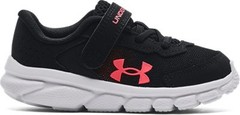 Under Armour Infant Girls‘ UA Assert 9 Alternate Closure Running Shoes Black/Jel