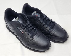 Reebok Classic Black Leather Junior Sneakers 50148 (Size 6) – New in Box