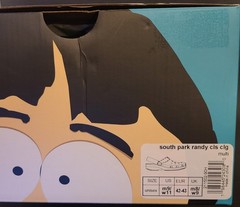 Crocs South Park Randy CLS Clog Blue Black Adjustable Strap Kids US 9 211502-90H