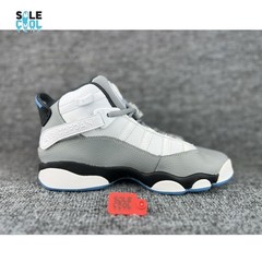 Nike Air Jordan 6 Rings Cool Gray Athletic Sneakers 323419-110
