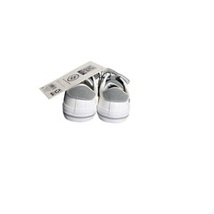 Kids Size 7 Member’s Mark White Gray Play Shoes Hook Loop Closure