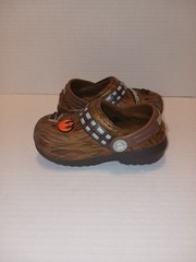 Crocs Star Wars Chewbacca Fur Lined Clogs With Jibitz Charms Brown Toddler C 6