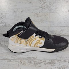 Nike Team Hustle D9 PS Black Metallic Gold AQ4225-004 Youth 3Y Boys