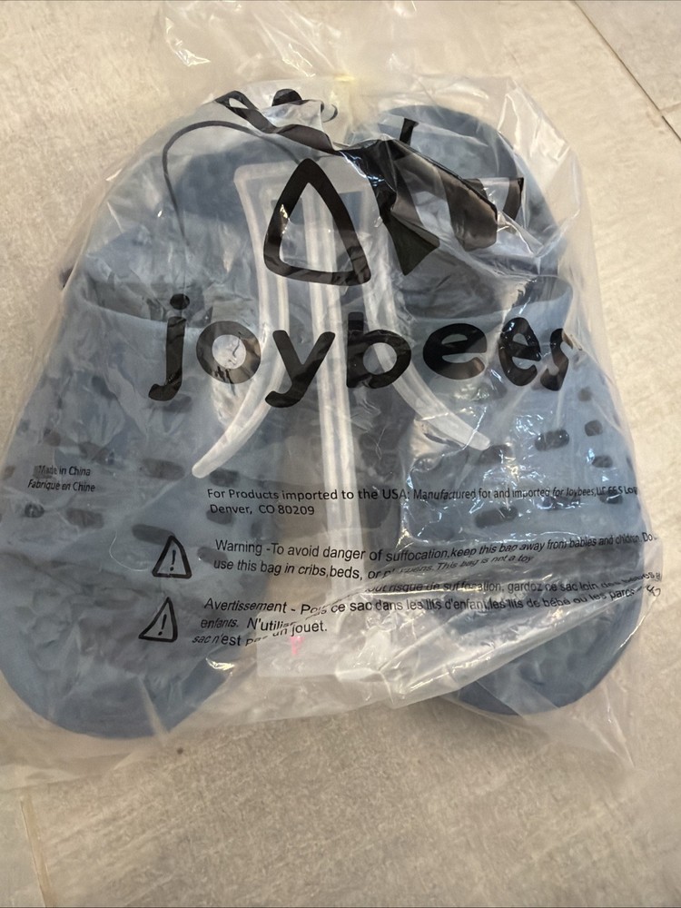 Joybees Kids Active Trekking Slide Sandals Solid Steel Blue Size j4