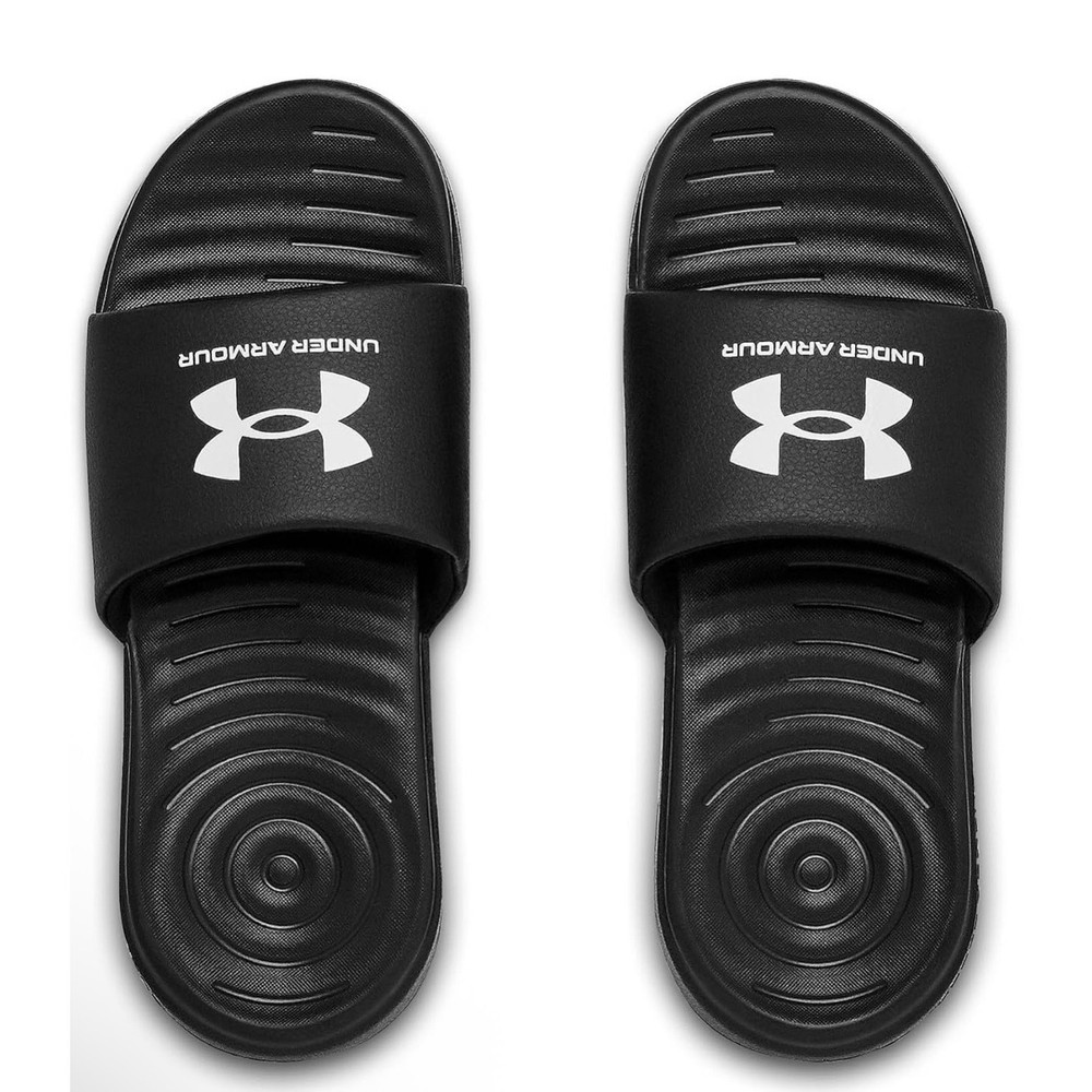 NWT! Kid’s Under Armour Ansa Fixed Strap Slides Sandals 13